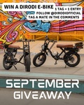 Win a Dirodi Rover Plus Gen 6 Ebike Valued over $3,000 from Dirodi