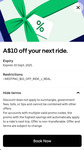 $10 off Ride @ Uber