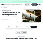 Freely Travel Insurance: 15% Off All Plans (Plus 20% Cashback @ TopCashback AU)