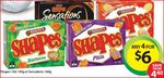 Arnotts Shapes Varieties Any 4 for $6.00 at Woolworths (save $4.40)