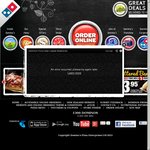 Domino's 4 Day Deal, $6 for Val/Tr/Chef Pizza before 6pm 6/6-9/6 (NSW, Qld)