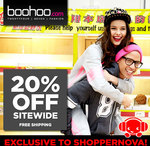 20% off Boohoo.com- Valid until 17.06.2013