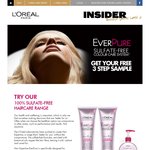 [Free Sample] L’oréal Paris EverPure Sulfate-Free Colour Care System 3x 10ml Samples (Back Again)