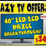 Soniq E40W13A 40" Full HD LED LCD TV $349 @ JB Hi-Fi