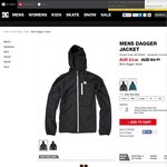 DC Mens Dagger Jacket $23.98 Delivered Normally $60 +