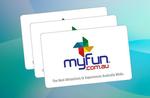 $50 MyFun Giftcard for $35 (30% off) @ Scoopon