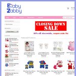 Closing down Sale, 40% off Baby Clothing @ Baby Zabby