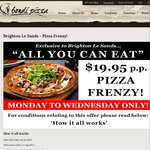 Brighton Le Sands Rockdale NSW- $19.95 "ALL YOU CAN EAT" PIZZA FRENZY!