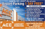 FREE 1 Day ACE Airport Parking (MEL)