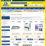 Whirlpool Clearance - E.g.Factory 2nd 290L Top Mount Fridge, Silver $447+DEL + more - 2nds World