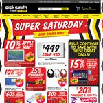 DSE Super Saturday (Available Online Now) including 10-12% off Apple Mac