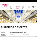 Sydney Open 2014 - Adult $44 (10% OFF $49) (Explore Sydney's Offices/Buildings)