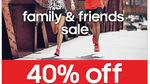 Adidas Family & Friends Sale 40% off Storewide