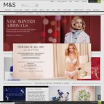 Marks & Spencer 20% off Store Wide & Free Shipping to Australia with No Minimum Spend