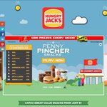 Win a $100 JB Hi-Fi Gift Card or Whopper Vouchers from Hungry Jack's (Penny Pinchers Game)