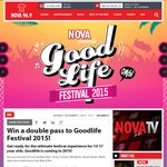 Win a Double Pass to Goodlife Festival 2015 from Nova FM