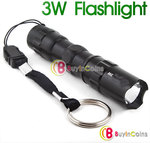  3W LED AA Handy Camping Flashlight Torch Lamp Keychain AU$1.65 @buyincoins