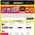 Dick Smith 7% off a 'Great Range of Products' (Exclusions Apply)
