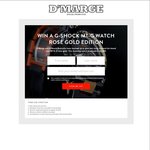 Win A G-Shock MT-G Watch Rose Gold Edition (Valued at $1,299) from D'marge