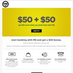 $50 Free ME Bank Referral Offer