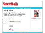 Women's Health magazine 3 issues for $3 (online or via phone order)