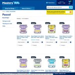 50% off Pascol Ready to Go Paint 4 Litre $9 (Save $11) @ Masters