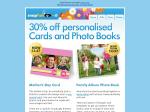 Snapfish: 30% Off Personalised Cards & Photo Books