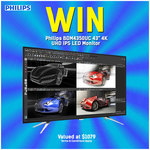 Win a Philips BDM4350UC 43" 4K UHD IPS LED Monitor