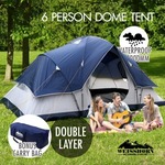 Weisshorn 6 Person Family Camping Tent Navy Grey for $137 with Free Shipping @ Pointcookshop.com.au
