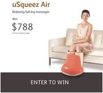 Win an OSIM uSqueez Air Leg Massager Worth $788 from OSIM