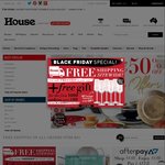 Free Shipping Sitewide (No Minimum Spend) @ House (+ Free 6x Champagne Flutes Worth $39.95 to First 1000 Orders of $99+)