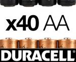 40x Duracell AA or AAA Alkaline Batteries $26.90 Delivered