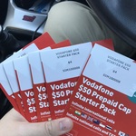 $50 Vodafone Starter Kit for $4 | $30 Starter Kit for $2  @ Harvey Norman (Port Macquarie NSW)