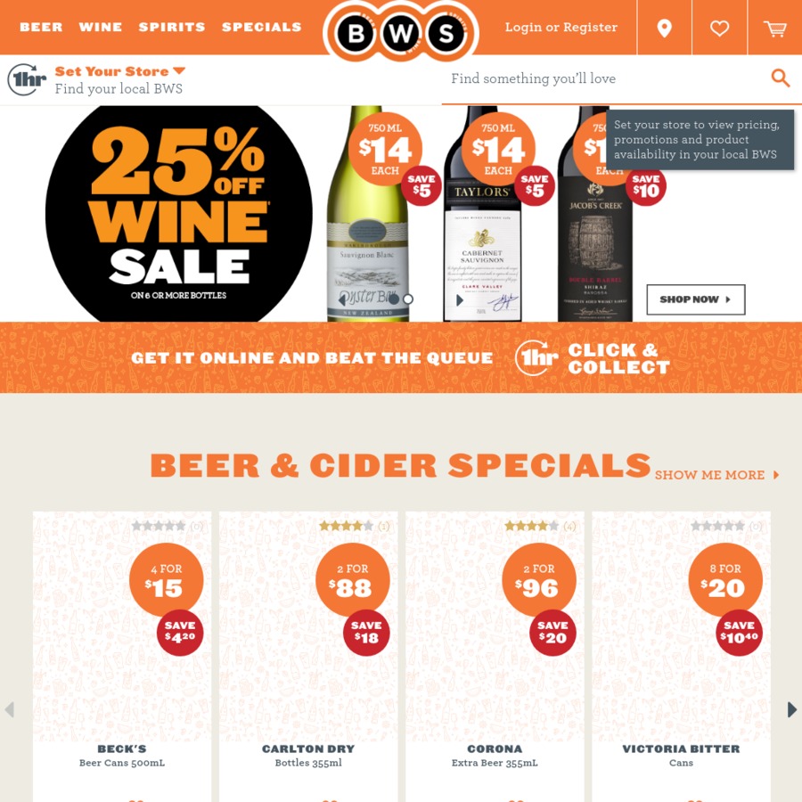 BWS Wine Buy 6 and Get 30 off OzBargain