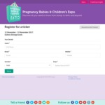 Free Ticket to Sydney Pregnancy & Baby Expo in Nov - Save $20