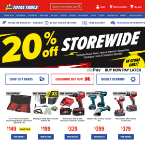 Total Tools Off Storewide Instore Only Exclusions Apply Ozbargain