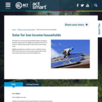 [ACT] Solar Rebates for Low Income Home Owners (Pensioner Concession Card Required)