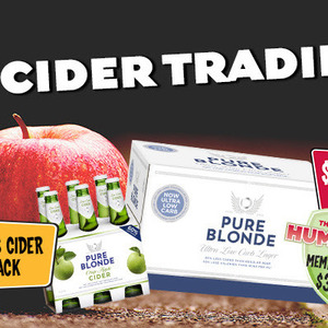 Pure Blonde Beer Case + Cider 6-Pack of $39.98 [Hump Club ...