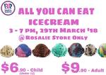 [QLD] All-You-Can-Eat Ice Cream Buffet (3pm-7pm) - $9.90 (Adults) @ Baskin Robbins Rosalie