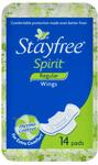 Stayfree Spirit Regular Wing 14 Pads $1.53 + Delivery (Free with Prime/ $49 Spend) @ Amazon AU