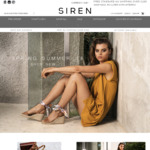 Take 20% off Your First Order @ Siren Shoes