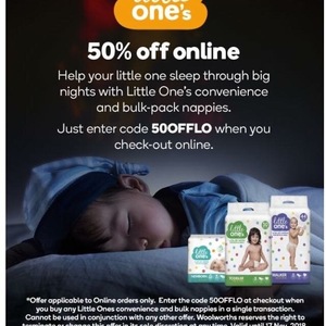 woolworths little ones nappies