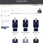 Further 25% off All Suits - Suits from $149, Superfine Merino Wool from $261, Free Shipping @ Stafford Ellinson