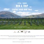 Win a Central Otago Wine Trail Experience in New Zealand for 2 Worth $7,950 from Lonely Planet