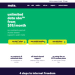 $10 off Mobile Plan for 6 Months @ MATE (for Existing MATE Internet Users)
