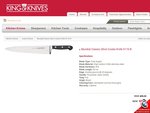 Mundial Classic 20cm Cooks Knife $29.00 usually $99.95 with ~4.95 shipping King of Knives