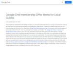 6 Months of Google One for Local Guides (100GB) Free @ Google