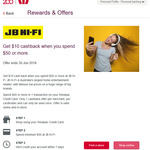 Westpac Extras Cashback: JB Hi-Fi Get $10 on $50 Spend | Supercheap Auto $15 on $100 Spend | Dell $150 on $1000 Spend | +More