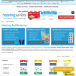 11% off Hearing Aid Batteries (from $2.40 Per Packet of 6 Batteries) @ Hearing Savers