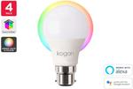Kogan SmarterHome 10W Ambient RGBW Smart Bulb (B22) - 4 Pack $59 Delivered @ Kogan 